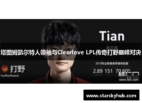 塔图姆凯尔特人领袖与Clearlove LPL传奇打野巅峰对决